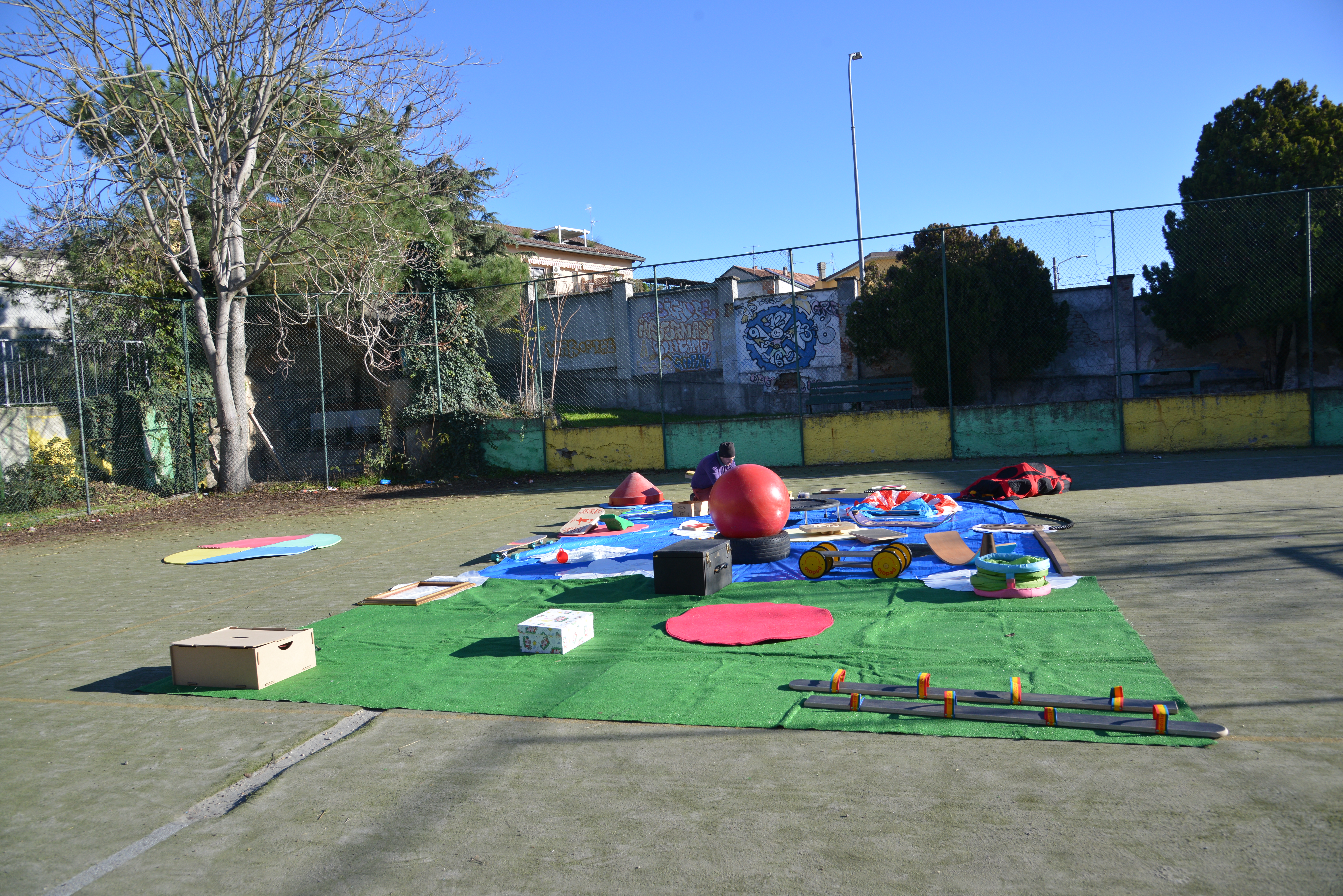 Pavia 25/11/2023 - Prototipo del gioco in fase di allestimento 